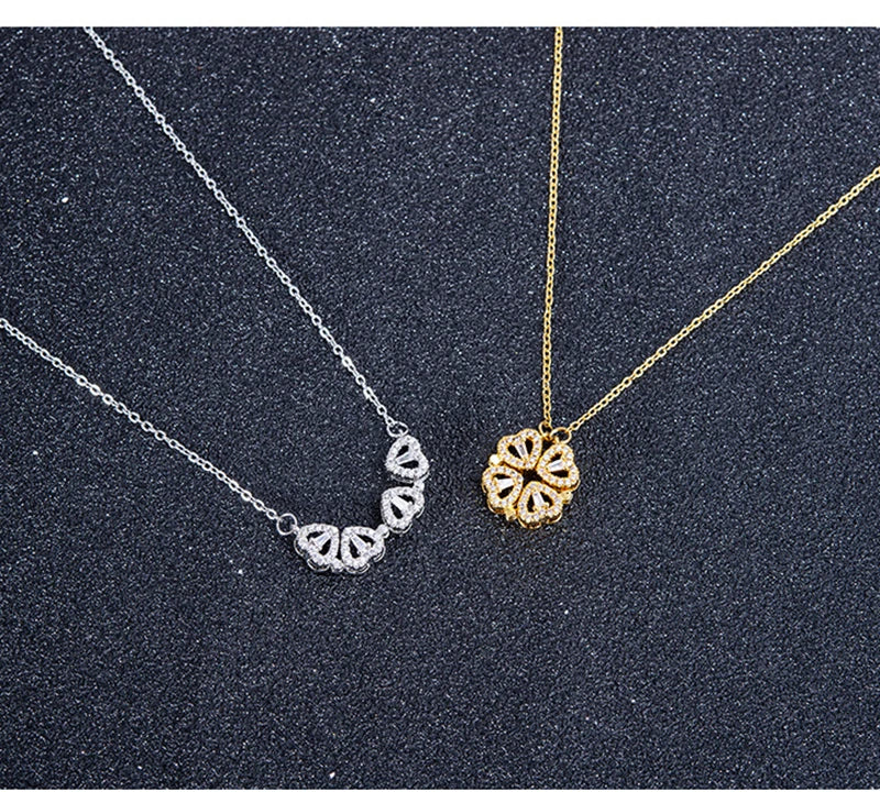 COLLAR TRÉBOL CORAZÓN