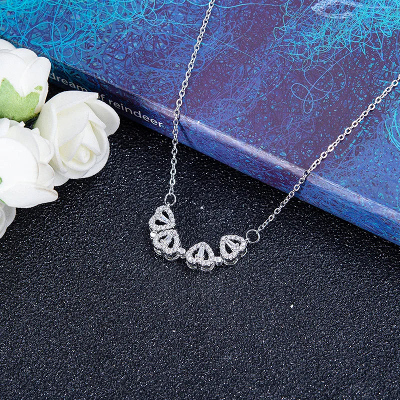 COLLAR TRÉBOL CORAZÓN