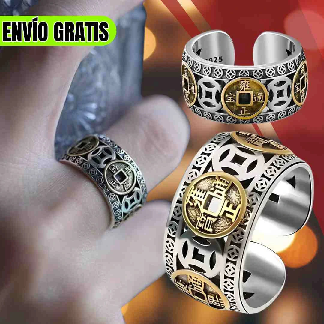 ANILLO DORADO DE LOS 5 EMPERADORES