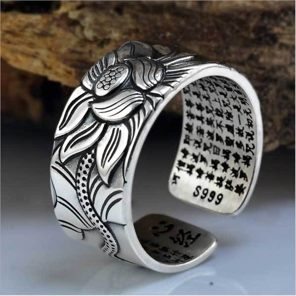 ANILLO SUTRA DEL CORAZÓN DEL LOTO