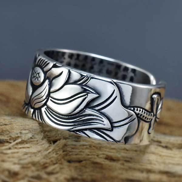 ANILLO SUTRA DEL CORAZÓN DEL LOTO