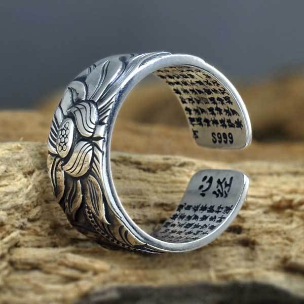 ANILLO SUTRA DEL CORAZÓN DEL LOTO