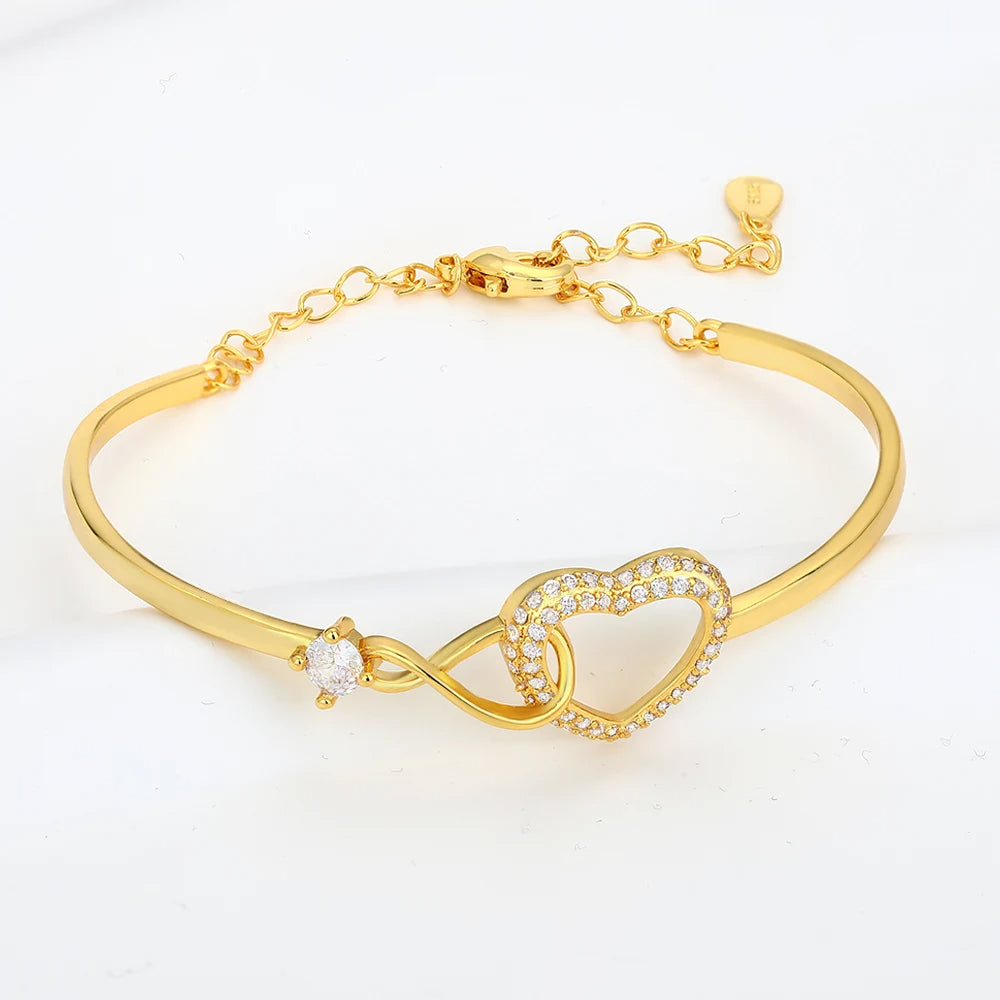 PULSERA CORAZON INFINITO