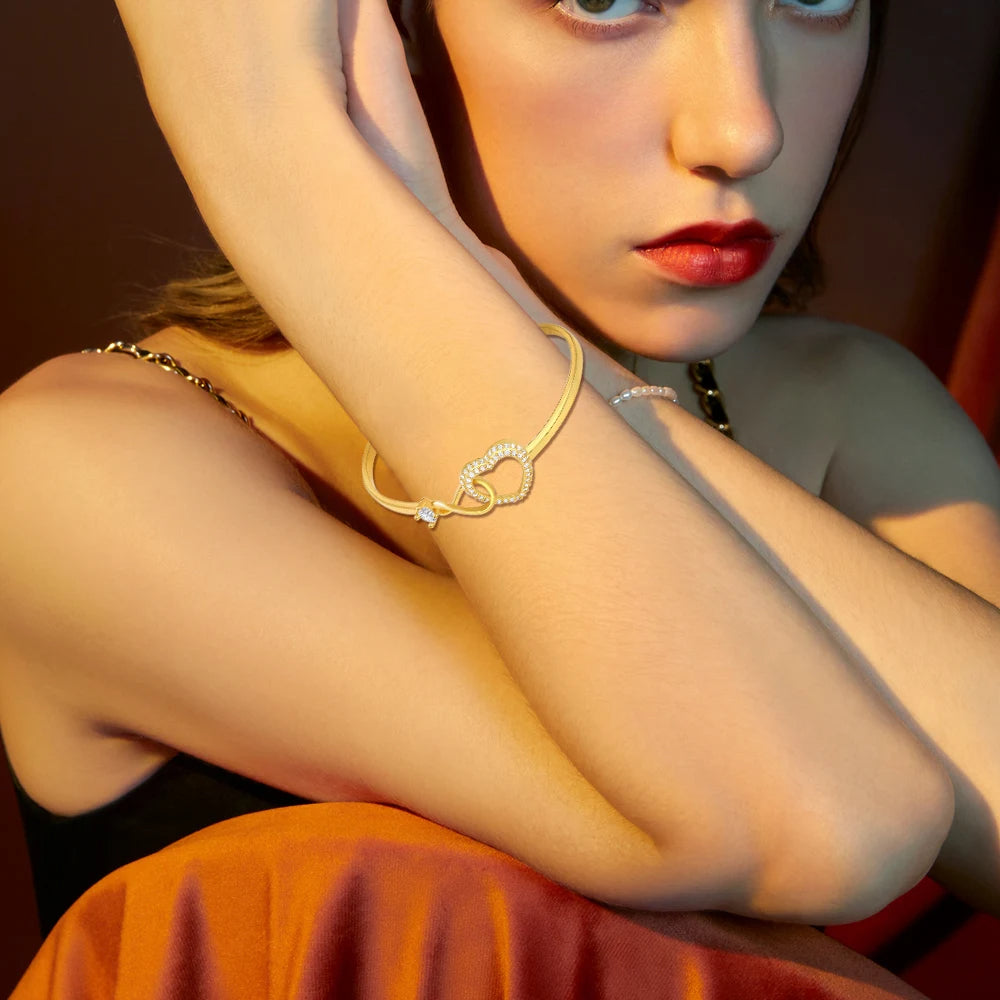 PULSERA CORAZON INFINITO
