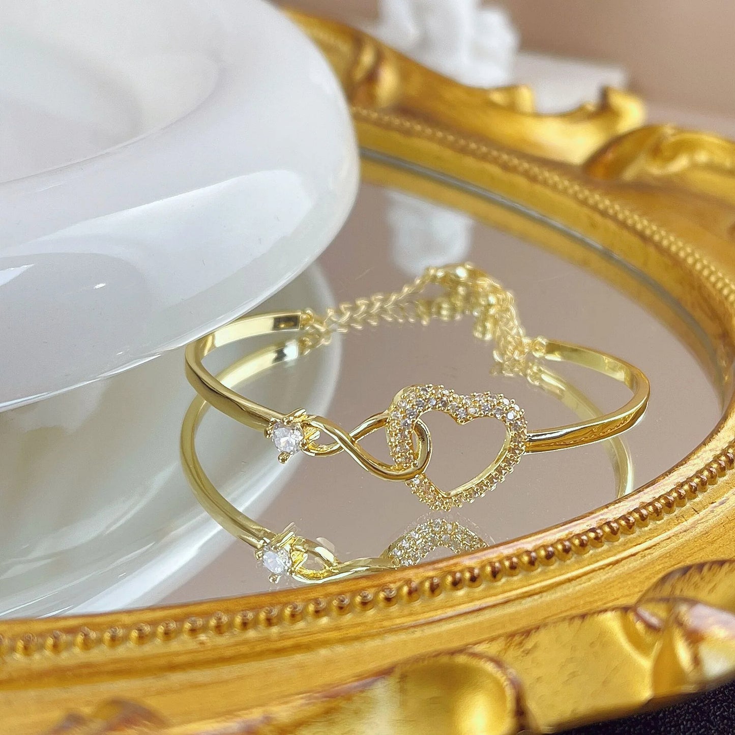 PULSERA CORAZON INFINITO