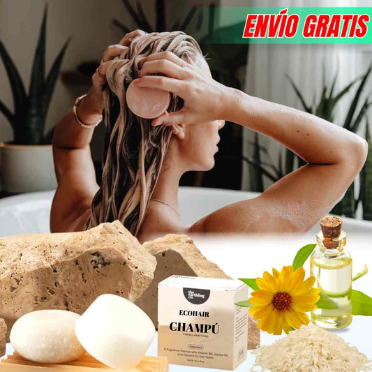 EcoHair🍃Champú Sólido de Arroz y Aceites Naturales