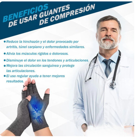 GUANTES COMPRESIÓN: TÚNEL CARPIANO Y ARTRITIS