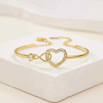 PULSERA CORAZON INFINITO 💖