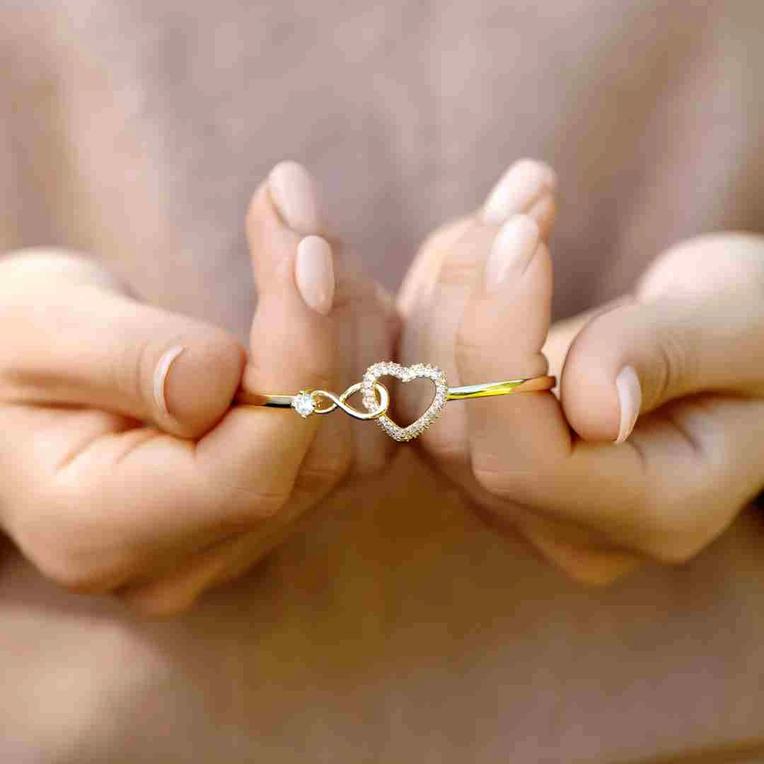 PULSERA CORAZON INFINITO 💖