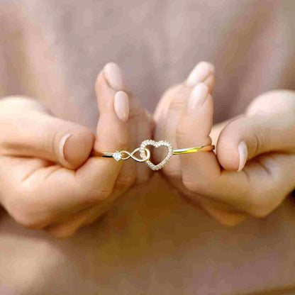 PULSERA CORAZON INFINITO 💖