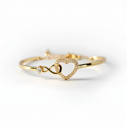 PULSERA CORAZON INFINITO