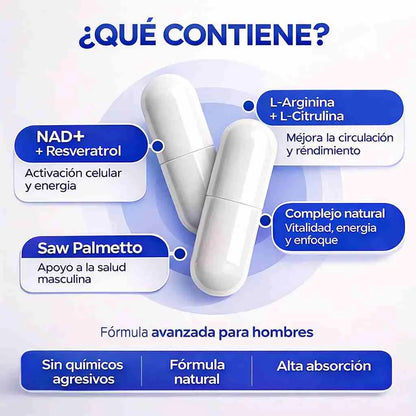 SELERB NAD + RECUPERA TU RENDIMIENTO FÍSICO Y SEXUAL DESDE EL 1 DÍA